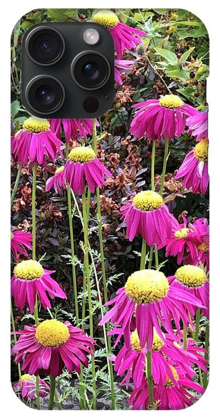 Vibrant Pink flowers Blooming - Phone Case