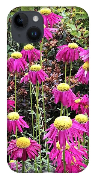 Vibrant Pink flowers Blooming - Phone Case