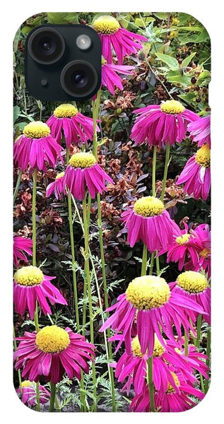 Vibrant Pink flowers Blooming - Phone Case