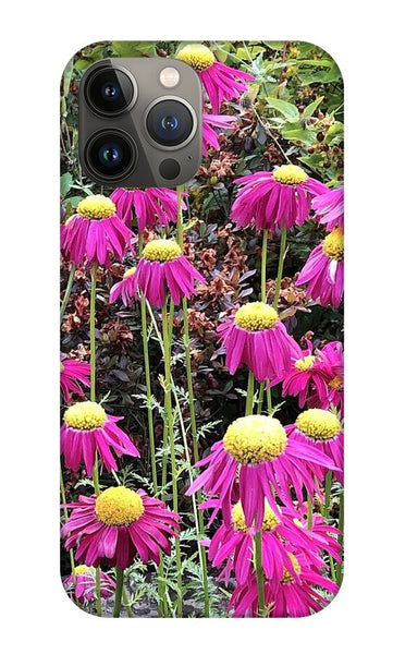 Vibrant Pink flowers Blooming - Phone Case