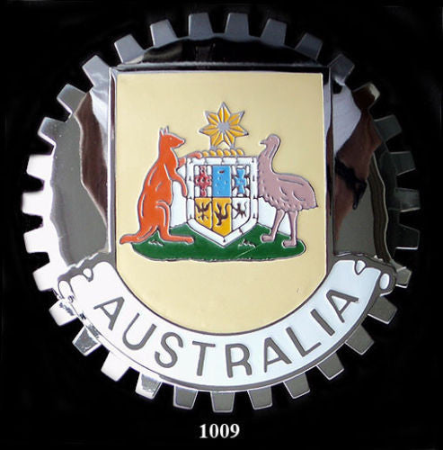 AUSTRALIAN COAT OF ARMS CAR GRILLE BADGE EMBLEM