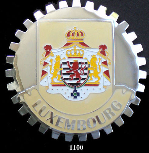 LUXEMBOURG COAT OF ARMS BADGE EMBLEM FOR CAR