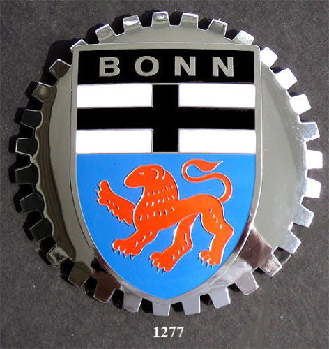 BONN GERMANY COAT OF ARMS BADGE EMBLEM FOR CAR