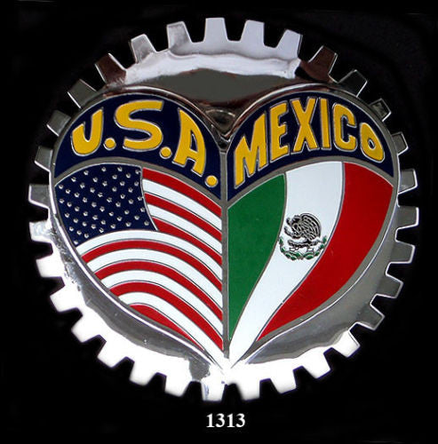MEXICAN AMERICAN HERITAGE BADGE EMBLEM FOR CAR TRUCK