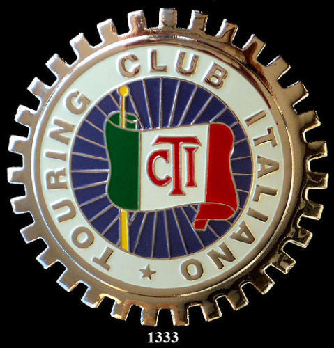 ITALIAN AUTOMOBILE CLUB BADGE EMBLEM ITALIANO CAR CLUB