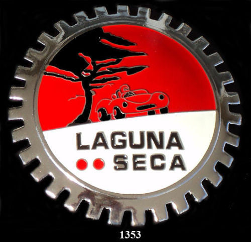 LAGUNA SECA RACING CAR GRILLE BADGE EMBLEM