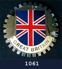 FLAG OF GREAT BRITAIN CAR BADGE EMBLEM BRITISH