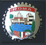 ROMA ITALY CAR GRILLE BADGE EMBLEM ROME