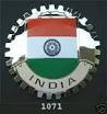 FLAG OF INDIA CAR GRILLE BADGE EMBLEM INDIAN