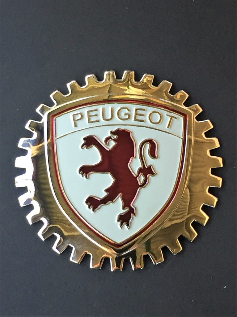 Peugeot Emblem Round Aluminum Sign - 14 colors - Made in the USA